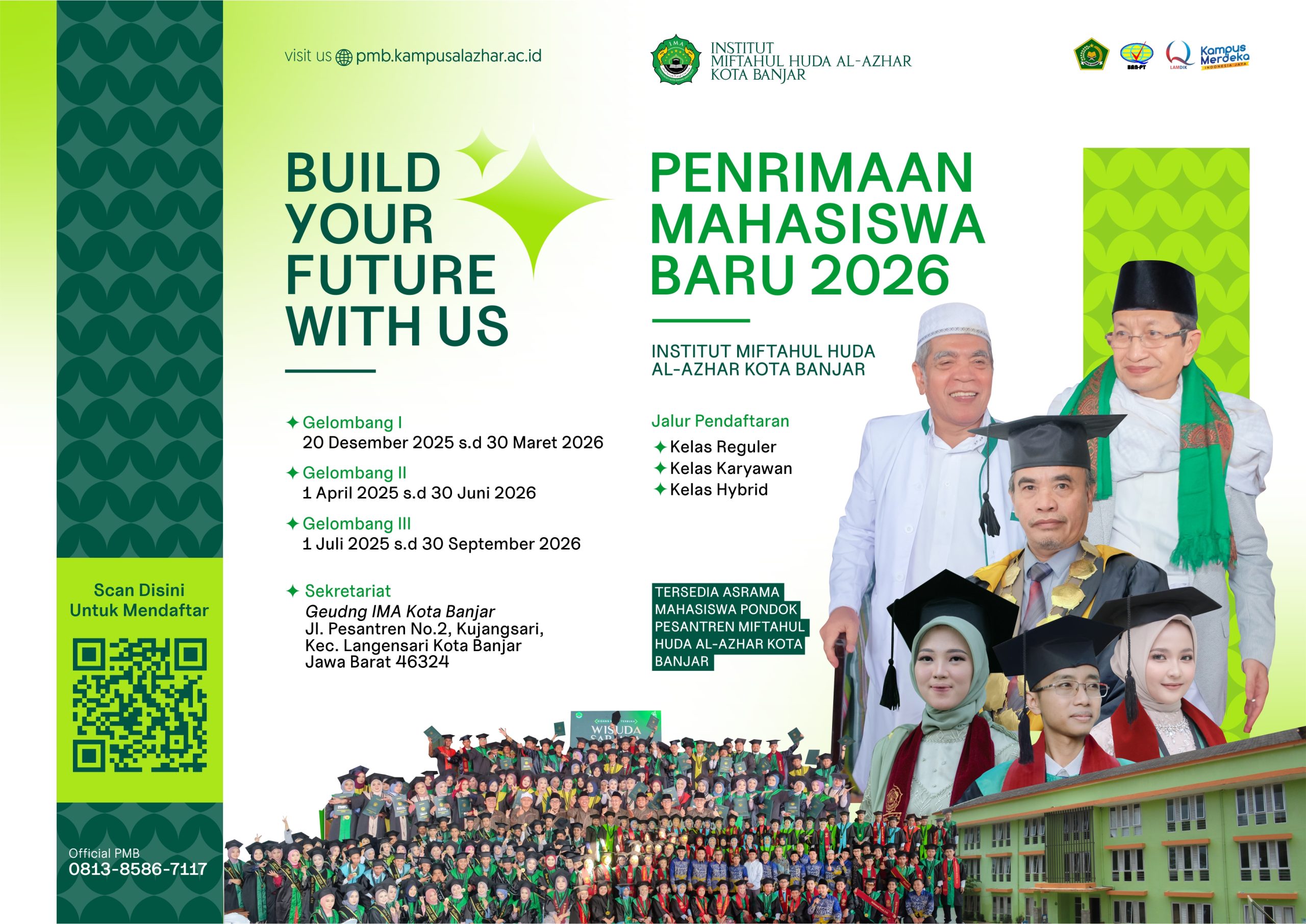 Institut Miftahul Huda Al-Azhar Kota Banjar Buka Penerimaan Mahasiswa Baru Tahun Akademik 2026/2027, Hadirkan Sistem Kuliah Fleksibel dan Adaptif